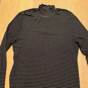 GAP, high collar, soft, long sleeve top